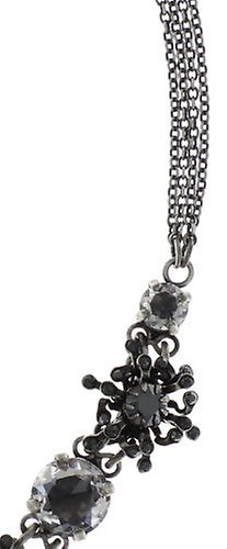 image pour Collier Petit Four de Fleur Noir  