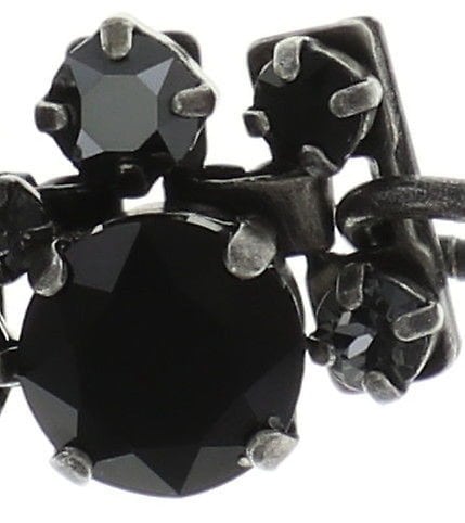 image for Necklace Collier Ballroom Classic Glam Black  