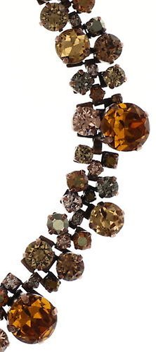 image for Necklace collier Ballroom Classic Glam Brown  