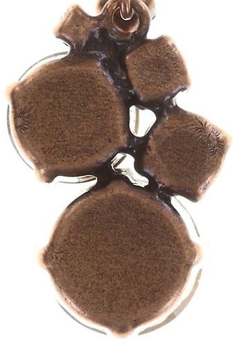 image pour Clou d'oreille pendant Ballroom Marron  