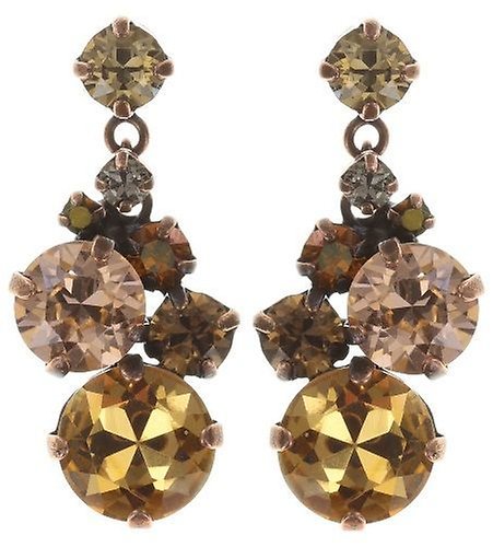 image pour Clou d'oreille pendant Ballroom Marron  