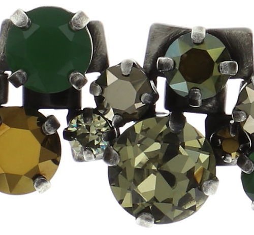 image pour Collier Ballroom Classic Glam Vert / Marron  