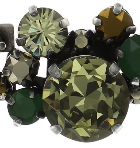 image for Necklace Ballroom Classic Glam Green / Brown  