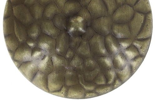 image for Earring Stud Rivoli Concave Green / Lila crystal iridescent green large