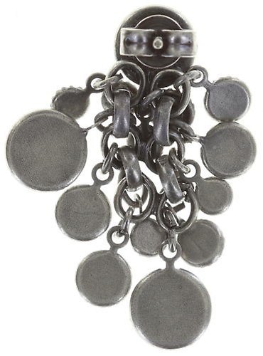 image for Earring Stud Dangling Waterfalls White  