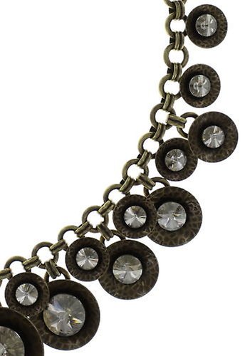 image pour Collier Collier Rivoli Concave Blanc / Gris crystal silver shade 