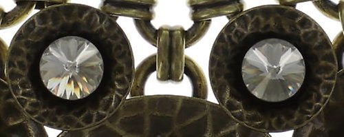 image pour Collier Collier Rivoli Concave Blanc / Gris crystal silver shade 