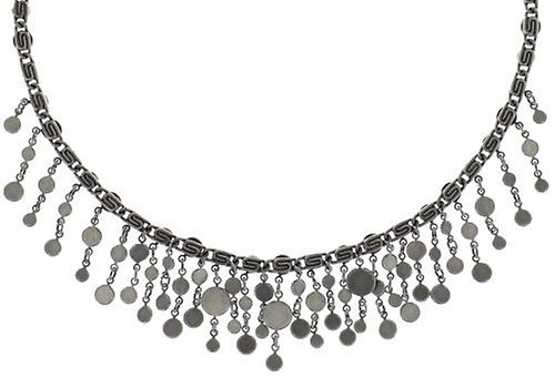 image for Necklace Waterfalls Black / Grey  