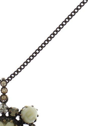 image pour Collier pendant Victoria Blanc  