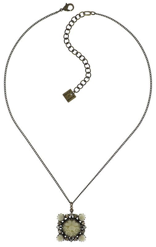 image pour Collier pendant Victoria Blanc  