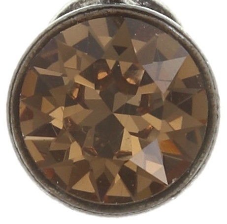 image pour Boucles d'oreilles Eurowire Black Jack Beige light smoked topaz SS 29