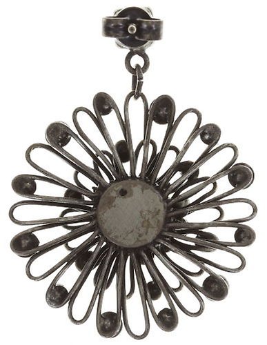 image for Earring Stud Dangling Distel White  small