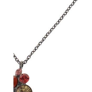Bild für Halskette mit Anhänger Petit Glamour rot / orange  