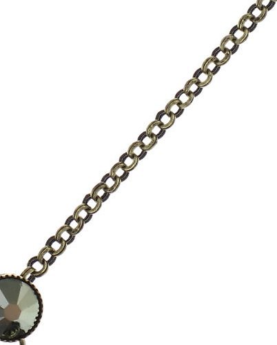 image for Necklace Pendant Waterfalls Khaki / Green  