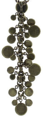 image for Necklace Pendant Waterfalls Khaki / Green  