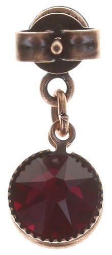 image for Earring Stud Dangling Waterfalls Red  