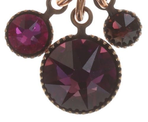 image for Necklace Pendant Waterfalls Red  