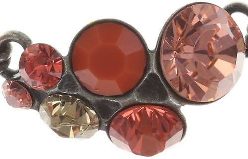 Bild für Halskette Collier Petit Glamour Rot / Orange  