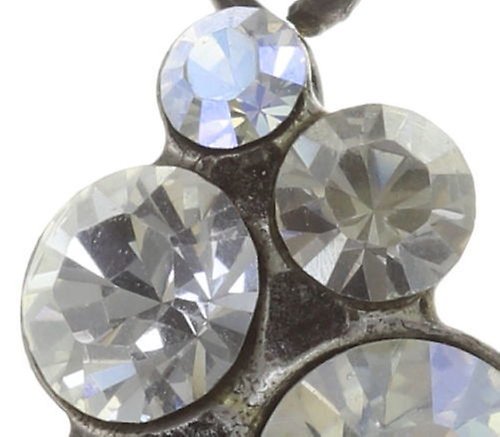 image for Earring Stud Dangling Petit Glamour White  