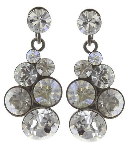 image for Earring Stud Dangling Petit Glamour White  
