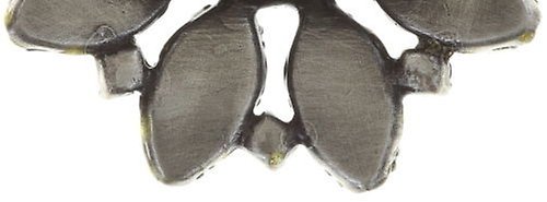 image for Ring Twisted Flower Black  