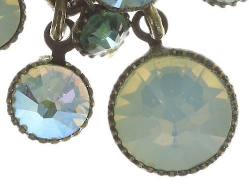 image pour Boucles d'oreilles Eurowire pendantes Waterfalls green  