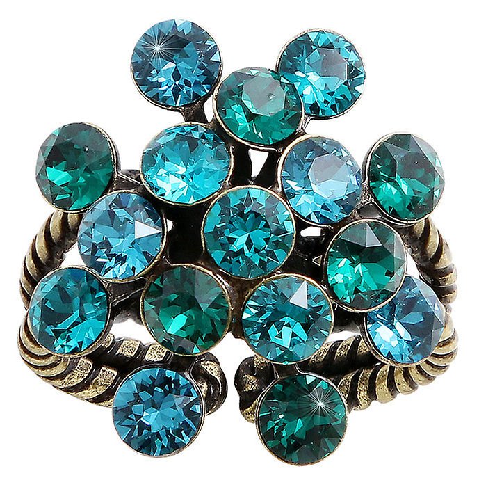 image pour Anneau Magic Fireball Bleu / Vert  Classic Size (21mm Ø)