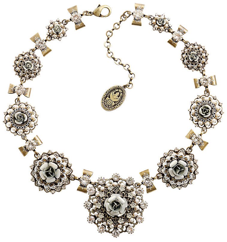 Bild für Halskette Collier Petit Four Dentelle Weiß  