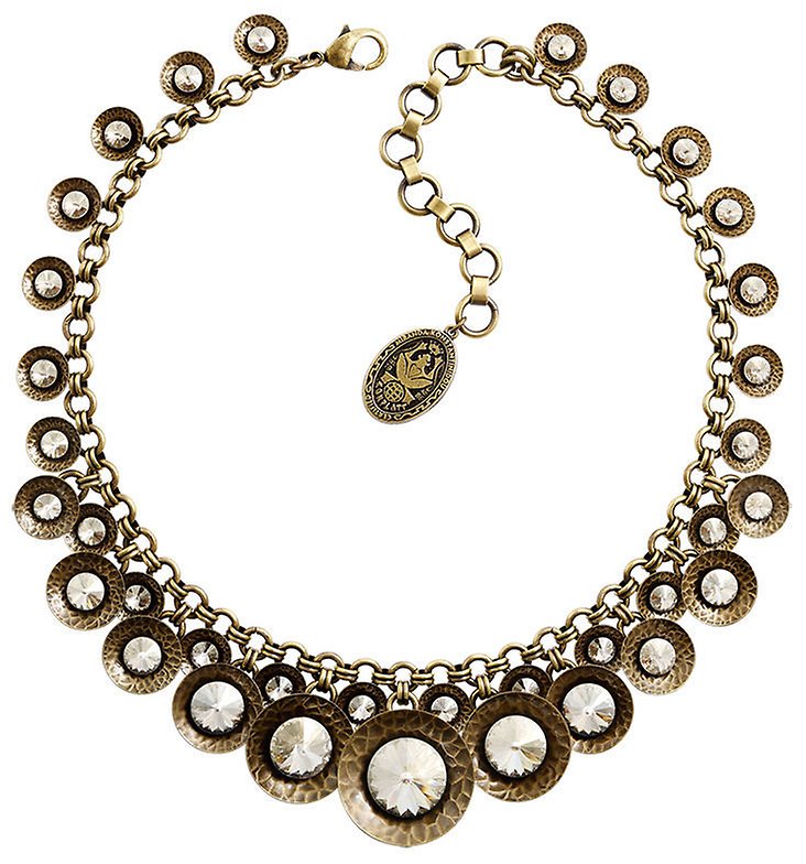 image pour Collier Collier Rivoli Concave Blanc / Gris crystal silver shade 