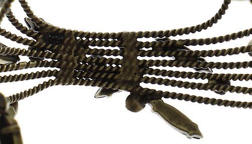 Bild für Armreif Twisted Flower Schwarz  