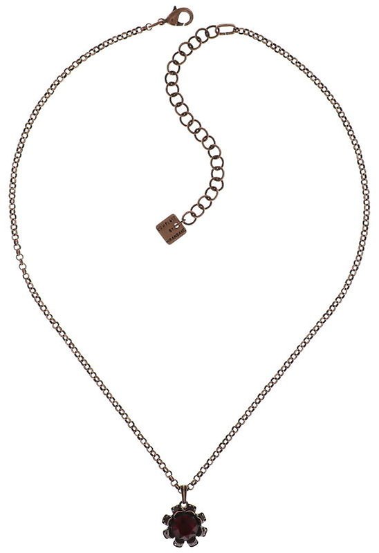 image pour Collier pendant Tropical Rouge Foncé  