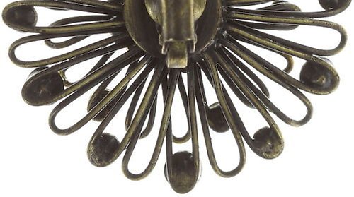 Bild für Ohrringe mit Brisur Distel Rot  klein