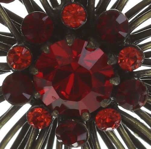 image pour Boucles d'oreilles Eurowire Distel Rouge  small