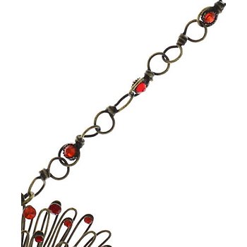 Bild für Halskette Distel rot  Extra Large