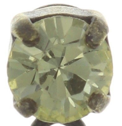 image pour Clou d'oreille pendant Distel Jaune  small