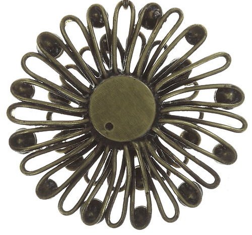 image for Earring stud dangling Distel Yellow  small