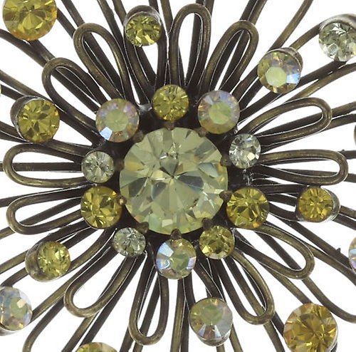 image pour Clou d'oreille pendant Distel Jaune  small