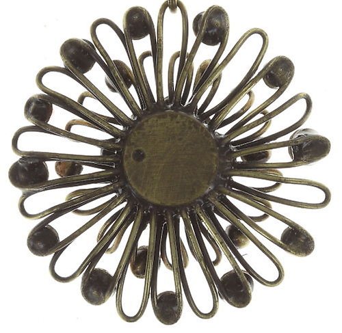 image for Earring Stud Dangling Distel Red  small