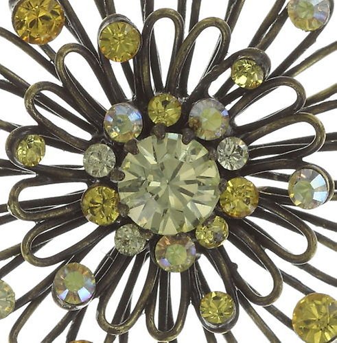 image pour Boucles d'oreilles pendantes Distel Jaune  small