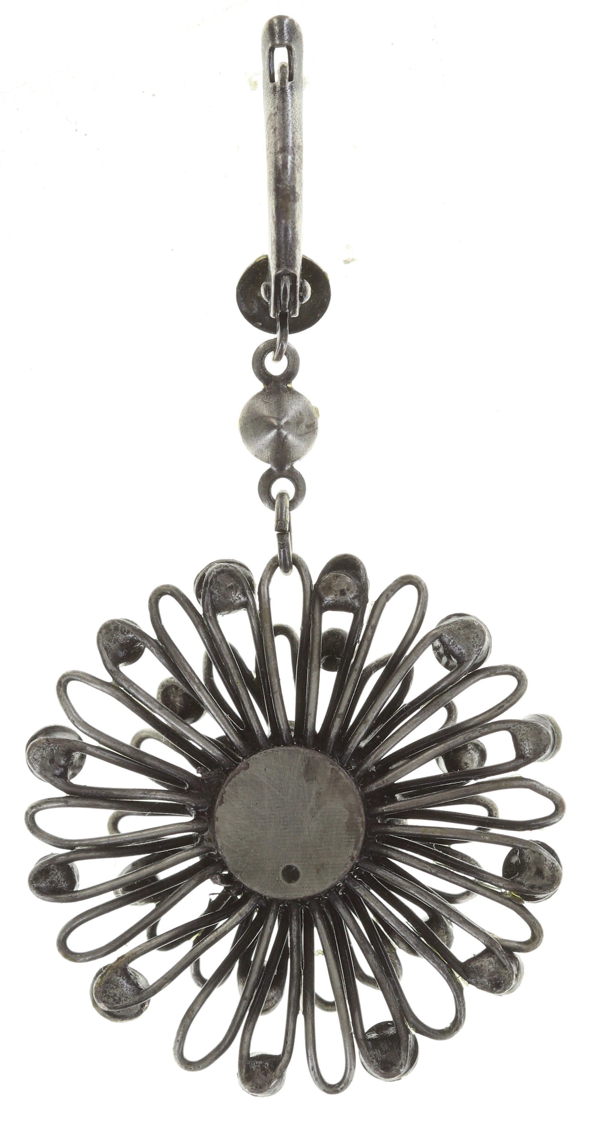 image pour Boucles d'oreilles pendantes Distel Blanc  small