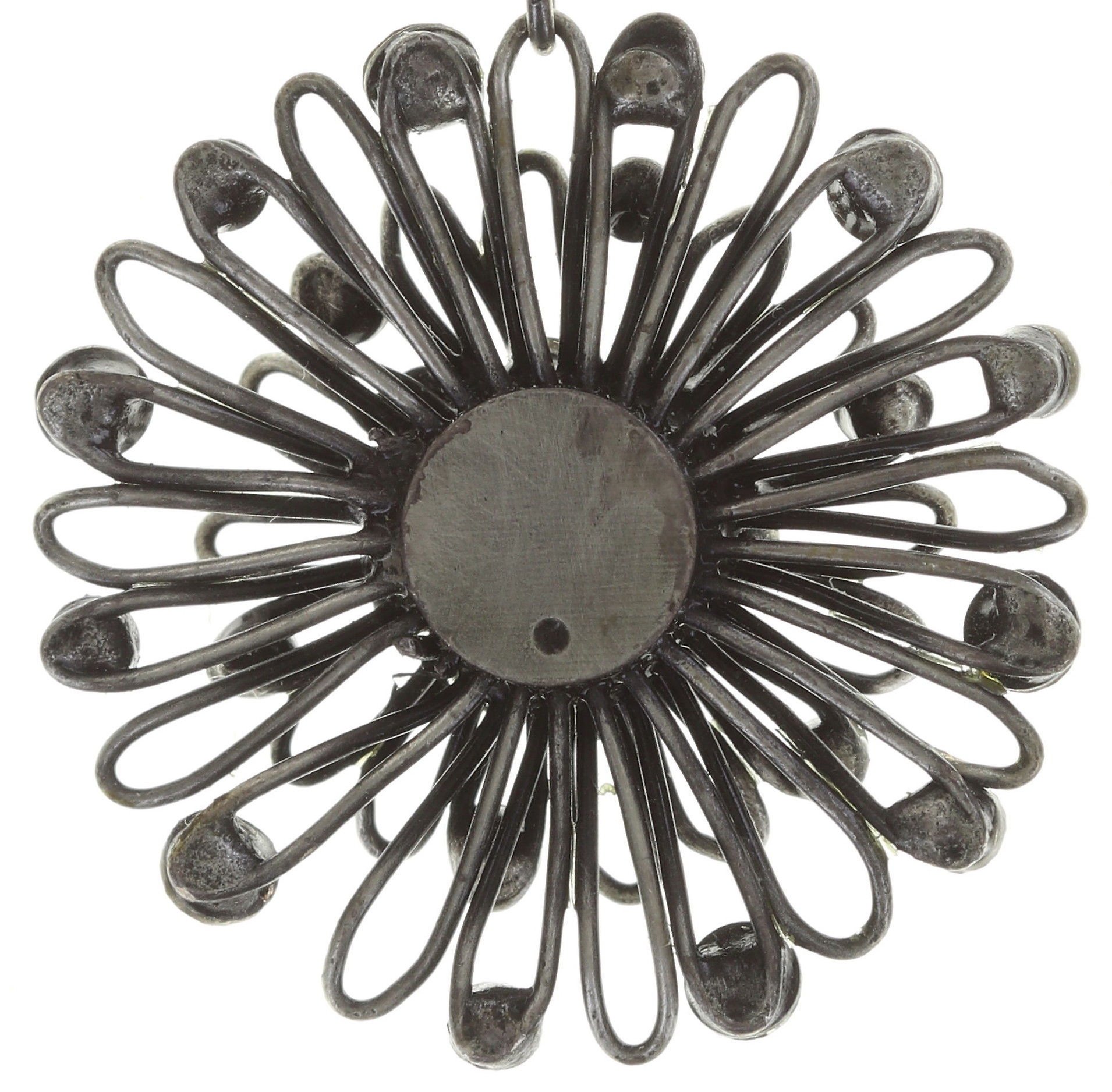 image pour Boucles d'oreilles pendantes Distel Blanc  small