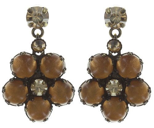 image pour Clou d'oreille pendant Twisted Flower Multi  