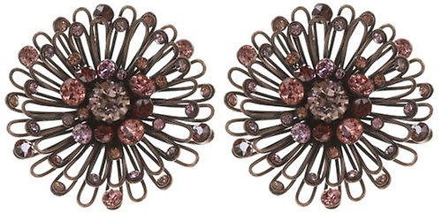 image for Earring stud Distel Pink  medium