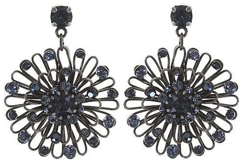 image for Earring Stud Dangling Distel Blue  small