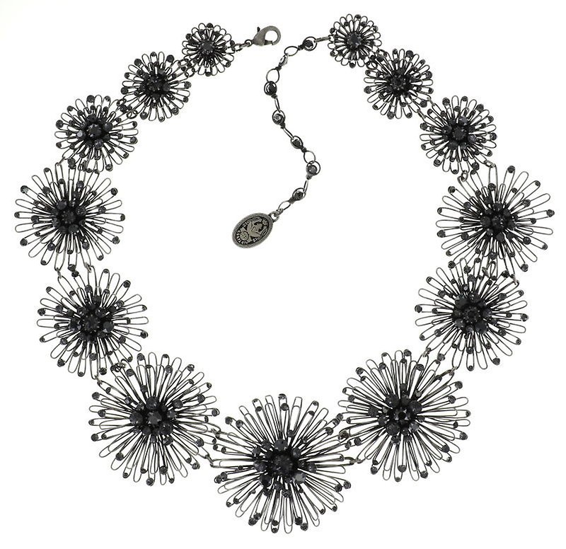 image for Necklace Collier Distel Black  