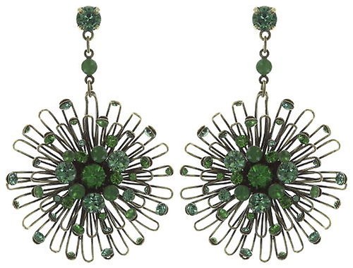 image for Earring Stud Dangling Distel Green  large