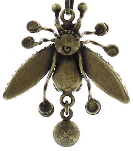 image for Necklace Pendant Flower Zumzum Blue  