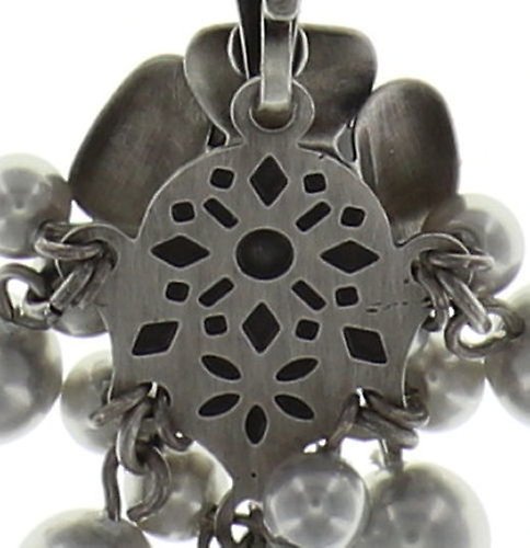 image pour Collier pendant Indian Roses Gris  large