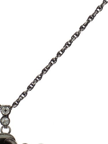 image for Necklace Pendant Indian Roses Grey  medium