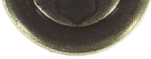 image for Earring Stud-Flat Black Jack Green erinite shimmer SS 34